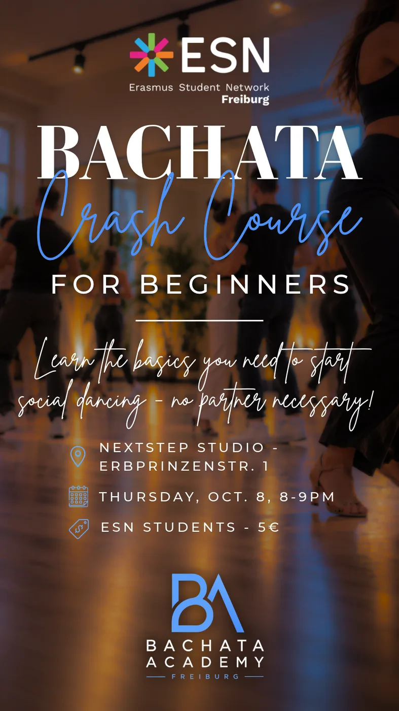 ESN Bachata Crash Course for Beginners Flyer